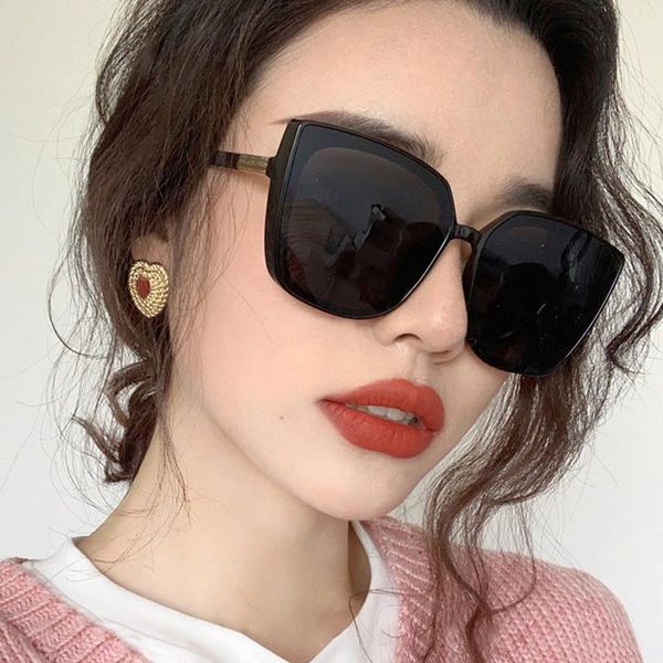 sunglasses classic retro oversize square for ladies vintage women designer sun glasses anti-uv goggles eyewear, White;black
sunglasses classic retro oversize square for ladies vintage women designer sun glasses anti-uv goggles eyewear, White;black