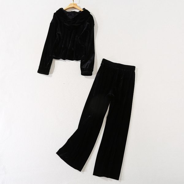 knits sweatshirts 2021 autumn casual 2 piece tracksuits women hooded sleeve black veet sweatshirts+wide leg long pant sets, White
knits sweatshirts 2021 autumn casual 2 piece tracksuits women hooded sleeve black veet sweatshirts+wide leg long pant sets, White