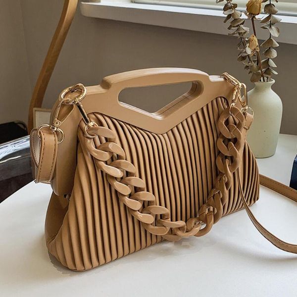 evening bags pleated totes with acrylic handle 2021 high-quality pu leather women's designer handbag shoulder messenger bag
evening bags pleated totes with acrylic handle 2021 high-quality pu leather women's designer handbag shoulder messenger bag