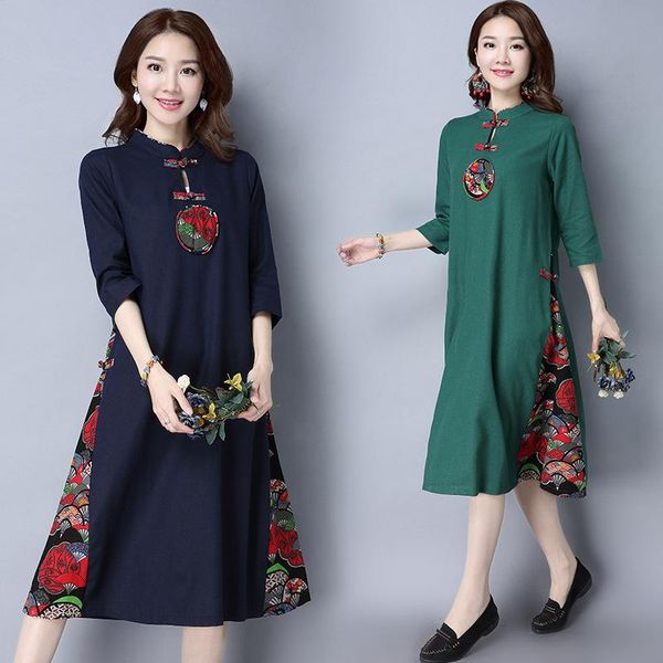 dresses women 2021 spring summer national style patchwork dress folk reformation cheongsam cotton linen loose retro ta1240 ethnic clothing, Red
dresses women 2021 spring summer national style patchwork dress folk reformation cheongsam cotton linen loose retro ta1240 ethnic clothing, Red