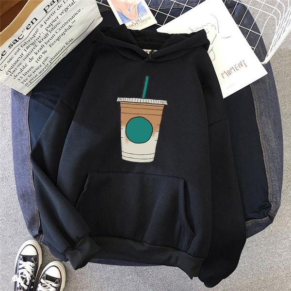 women's hoodies & sweatshirts woman hoodie autumn coffee print cartoon sweater casual pocket winter female pullover fashion warm hip ho, Black
women's hoodies & sweatshirts woman hoodie autumn coffee print cartoon sweater casual pocket winter female pullover fashion warm hip ho, Black