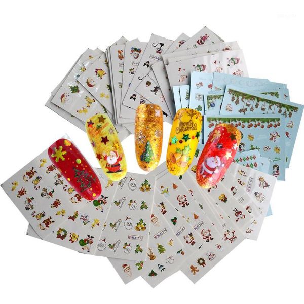sheets nail sticker winter santa claus bell christmas pater art water transfer tattoos year decor decals set trnj0041, Black
sheets nail sticker winter santa claus bell christmas pater art water transfer tattoos year decor decals set trnj0041, Black