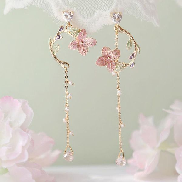 dangle & chandelier 1 pair girls asymmetric flowers earring pink tassel personality antiquity sakura young girl long earrings jewelry, Silver
dangle & chandelier 1 pair girls asymmetric flowers earring pink tassel personality antiquity sakura young girl long earrings jewelry, Silver