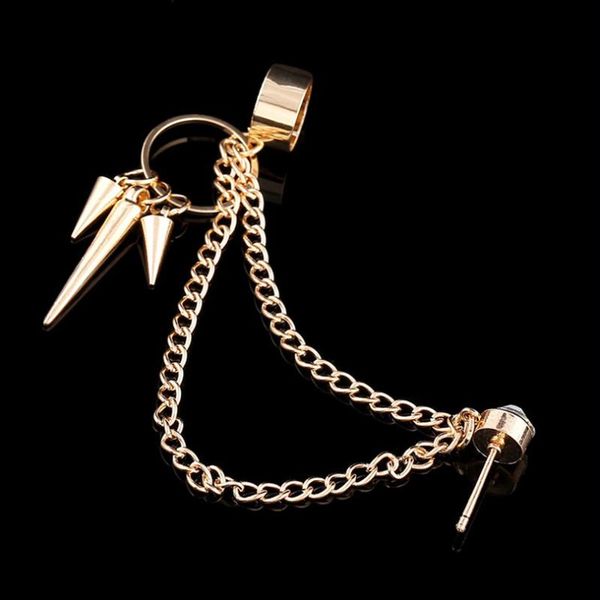 clip-on & screw back zldyou punk style jewelry crystal ear cuff inlaid multilayer link chain fringe alloy spike earcuffs women gif rivet cli, Silver
clip-on & screw back zldyou punk style jewelry crystal ear cuff inlaid multilayer link chain fringe alloy spike earcuffs women gif rivet cli, Silver