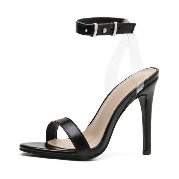 women's sandals for women and ladies thin high heel belt buckle sandal cwf-qs1068-11, Black
women's sandals for women and ladies thin high heel belt buckle sandal cwf-qs1068-11, Black