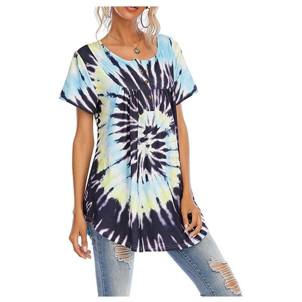 women's t-shirt women fashion 3d tie-dye print t-shirts short sleeve summer casual street sport loose o-neck comfortable #t1g, White
women's t-shirt women fashion 3d tie-dye print t-shirts short sleeve summer casual street sport loose o-neck comfortable #t1g, White
