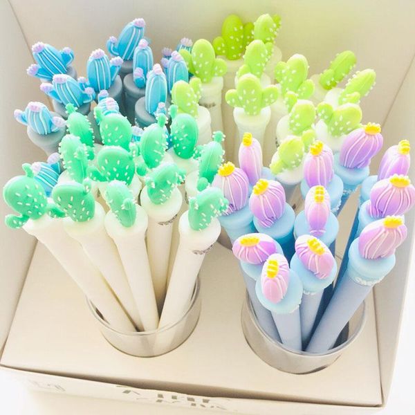 gel pens 36 pcs/lot cactus pen cute 0.5mm black signature escolar papelaria school writing supply promotional gift
gel pens 36 pcs/lot cactus pen cute 0.5mm black signature escolar papelaria school writing supply promotional gift