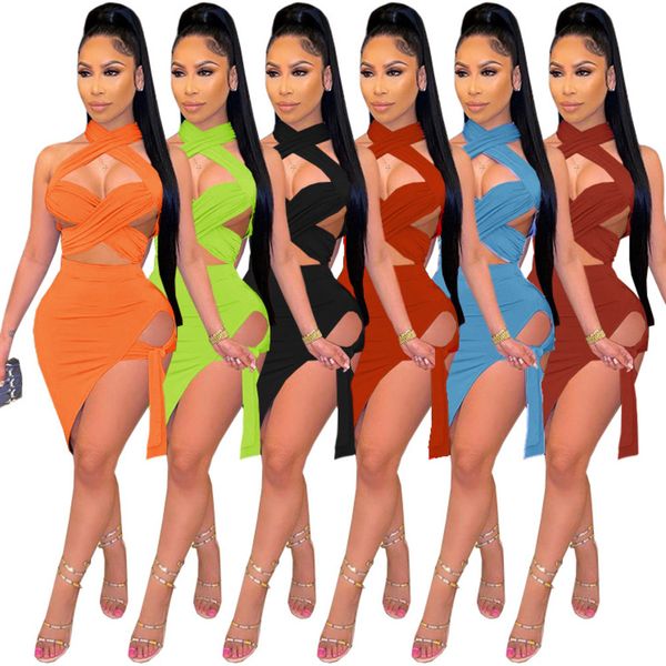 women two piece dress wrinkle bag chest hanging neck strapless small bra short skirt leisure sports high elasticity suit, White
women two piece dress wrinkle bag chest hanging neck strapless small bra short skirt leisure sports high elasticity suit, White