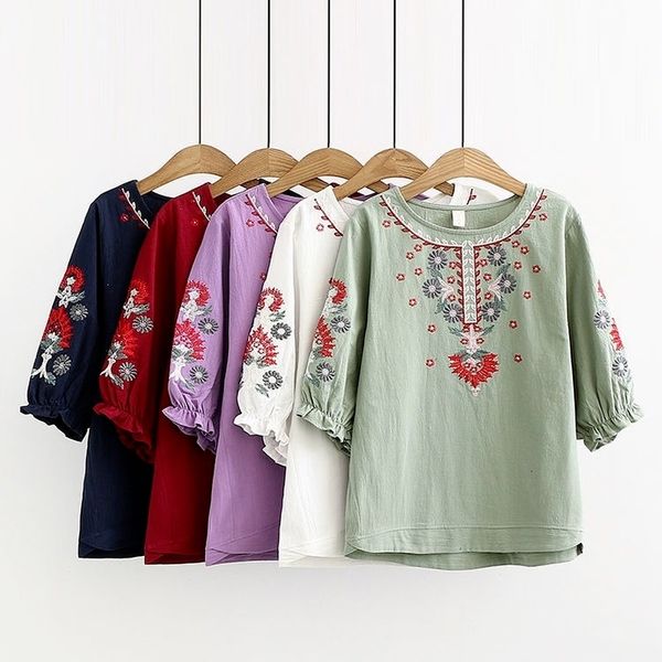 women's tanks & camis cotton shirt oversize summer loose casual blouses with short sleeve o neck vintage embroidery flowers t-, White
women's tanks & camis cotton shirt oversize summer loose casual blouses with short sleeve o neck vintage embroidery flowers t-, White