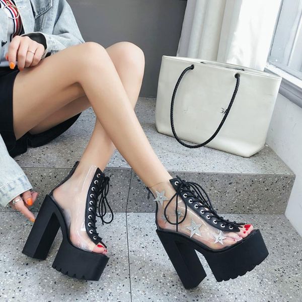 sandals 2021 quality street style gothic cosplay girls square high heels pvc shoelaces platform women shoes summer boot, Black
sandals 2021 quality street style gothic cosplay girls square high heels pvc shoelaces platform women shoes summer boot, Black