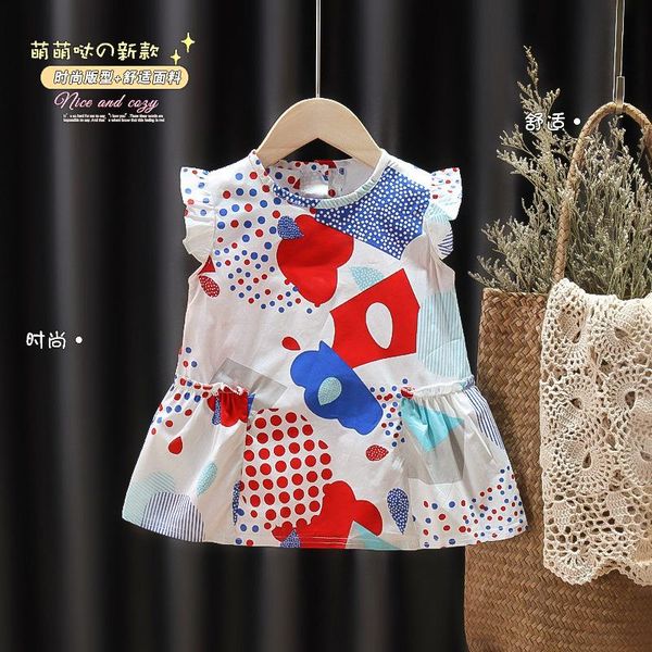 girl's dresses baby girls clothes summer dress frill sleeve born infant cotton sleeveless toddler princess spliced dre, Red;yellow
girl's dresses baby girls clothes summer dress frill sleeve born infant cotton sleeveless toddler princess spliced dre, Red;yellow