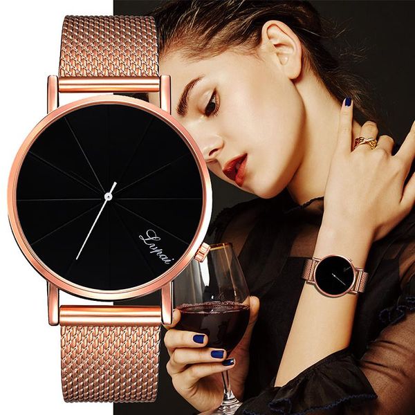 wristwatches 2021 fashion ladies watch minimalist women's watches stainless steel mesh quartz wrist casual women clock reloj, Slivery;brown
wristwatches 2021 fashion ladies watch minimalist women's watches stainless steel mesh quartz wrist casual women clock reloj, Slivery;brown