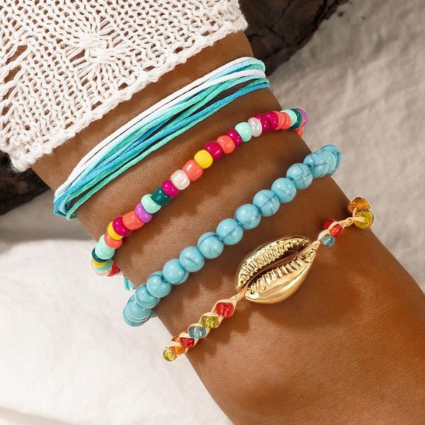 beaded, strands diezi ethnic handmade natural stone strand bracelet sets for women bohemian multicolor acryic beads shell rope jewelry, Black
beaded, strands diezi ethnic handmade natural stone strand bracelet sets for women bohemian multicolor acryic beads shell rope jewelry, Black