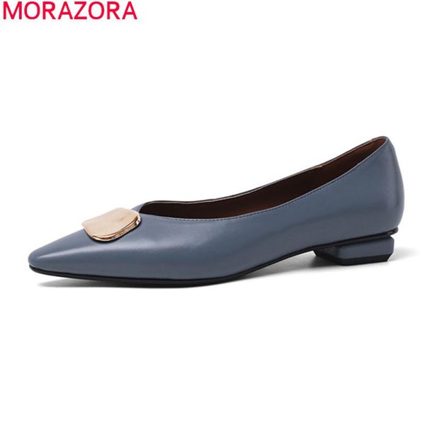 dress shoes morazora big size 34-42 women pumps genuine leather shallow low heel pointed toe summer woman blue brown, Black
dress shoes morazora big size 34-42 women pumps genuine leather shallow low heel pointed toe summer woman blue brown, Black