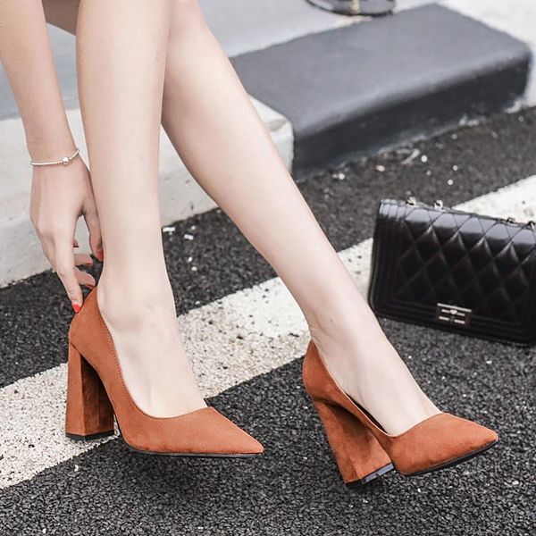 dress shoes summer fashion pointed toe pu leather high heels women pumps work thick heel woman wedding office career elegant, Black
dress shoes summer fashion pointed toe pu leather high heels women pumps work thick heel woman wedding office career elegant, Black