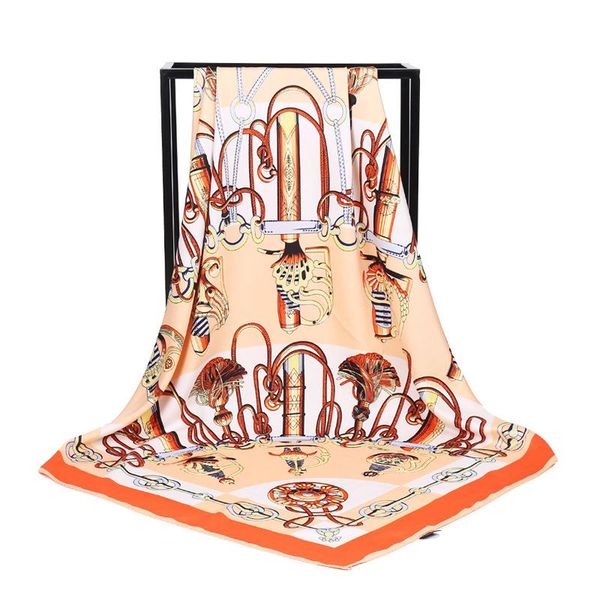scarves 2021 silk square scarf women foulard 100*100cm headscarf soft neckerchief lady shawl wrap muffler bandanna femme print hijab, Blue;gray
scarves 2021 silk square scarf women foulard 100*100cm headscarf soft neckerchief lady shawl wrap muffler bandanna femme print hijab, Blue;gray