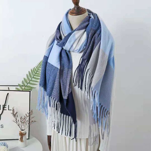 autumn winter imitation cashmere english checkered scarf medium long lovers korean version thickened men's and women's plaid warm, Blue;gray
autumn winter imitation cashmere english checkered scarf medium long lovers korean version thickened men's and women's plaid warm, Blue;gray