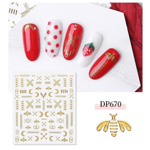 gold 3d nail sticker lines strip geometric heart self stickers transfer art decoration adhesive manicure q4o31, Black
gold 3d nail sticker lines strip geometric heart self stickers transfer art decoration adhesive manicure q4o31, Black
