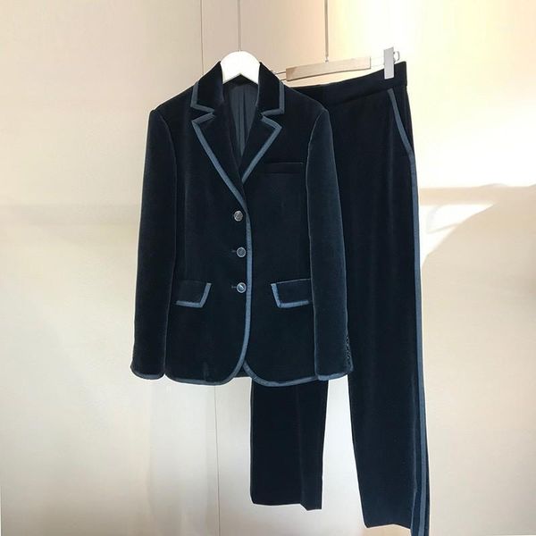 autumn arrival womens velvet wait empire pants trousers and elegnat sli fit blazer suit1, White
autumn arrival womens velvet wait empire pants trousers and elegnat sli fit blazer suit1, White