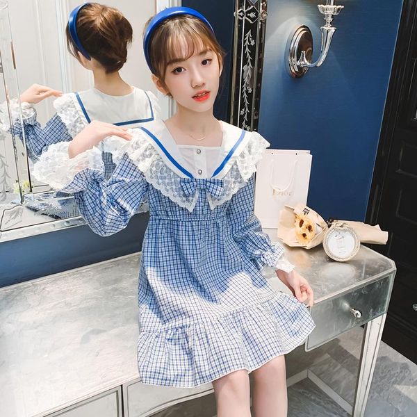 girl's dresses girls children spring autumn clothes long sleeve plaid princess dress baby kids lace collar party 3 -12 yrs, Red;yellow
girl's dresses girls children spring autumn clothes long sleeve plaid princess dress baby kids lace collar party 3 -12 yrs, Red;yellow