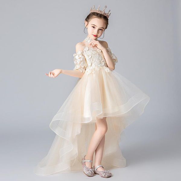 little girls catwalk hosts piano costumes trailing western style girls' dresses children's birthday princess ethnic clothing, Red
little girls catwalk hosts piano costumes trailing western style girls' dresses children's birthday princess ethnic clothing, Red