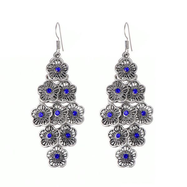 vintage layered ethnic flower earrings for women statement geometric crystal long drop dangle earring bohemian jewelry brincos, Silver
vintage layered ethnic flower earrings for women statement geometric crystal long drop dangle earring bohemian jewelry brincos, Silver