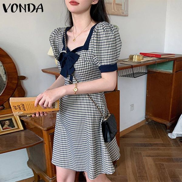 dresses elegant party plaid mini dresses vonda 2021 women short sleeve sundress square collar holiday dress bohemian vestidos plus size, Black;gray
dresses elegant party plaid mini dresses vonda 2021 women short sleeve sundress square collar holiday dress bohemian vestidos plus size, Black;gray