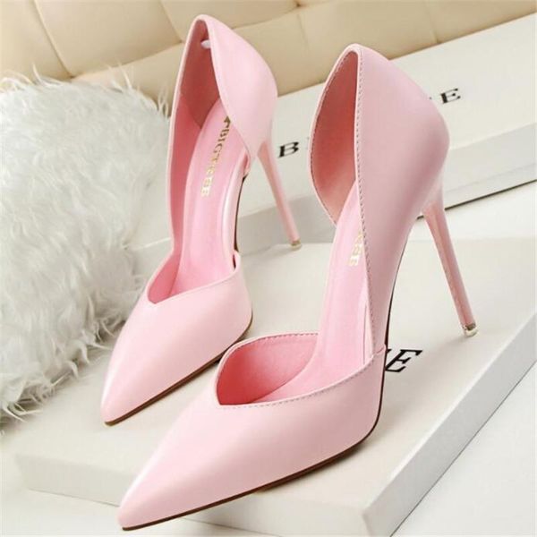 dress shoes fashion simple nightclub slim women's stiletto super high-heeled shallow mouth pointed hollow women, Black
dress shoes fashion simple nightclub slim women's stiletto super high-heeled shallow mouth pointed hollow women, Black