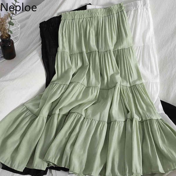 neploe ruffle patchwork skirts women elastic high waist a-line big swing faldas all-match thin solid color pleated skirt female 210422, Black
neploe ruffle patchwork skirts women elastic high waist a-line big swing faldas all-match thin solid color pleated skirt female 210422, Black