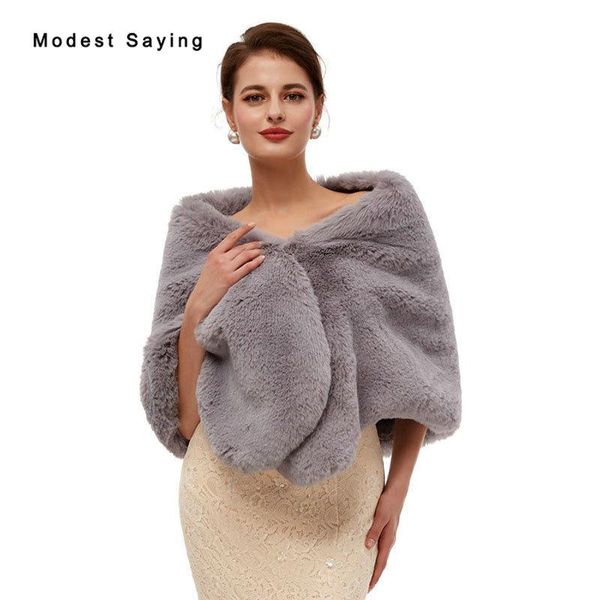 wraps & jackets elegant grey faux fur wedding shrugs 2021 fashion bridal shawls women party boleros stoles warm accessories, White
wraps & jackets elegant grey faux fur wedding shrugs 2021 fashion bridal shawls women party boleros stoles warm accessories, White