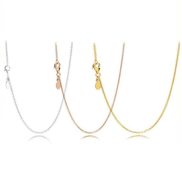 original 925 sterling silver pan necklace shiny three color basic for christmas gift wedding party jewelry chains
original 925 sterling silver pan necklace shiny three color basic for christmas gift wedding party jewelry chains