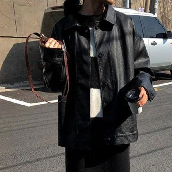 women's leather & faux zoki autumn black jacket women lady thin biker coats loose casual moto female korean streetwear fashion 2021
women's leather & faux zoki autumn black jacket women lady thin biker coats loose casual moto female korean streetwear fashion 2021