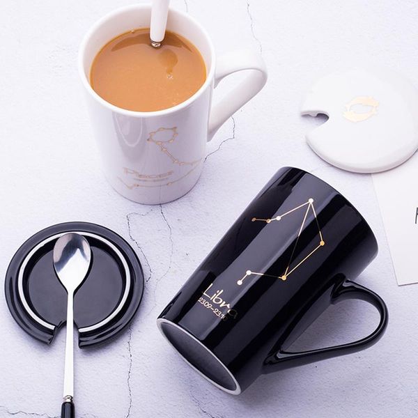 constellation ceramic coffee mugs theme lucky mug with spoon lid zodiac black milk cup drinkware christmas gift for friends
constellation ceramic coffee mugs theme lucky mug with spoon lid zodiac black milk cup drinkware christmas gift for friends