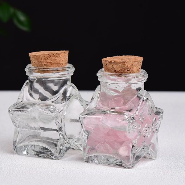 style natural crystal gravel in lovely five-pointed star glass bottle rock chips tumbled stone healing christmas decor 1pcs decorative objec
style natural crystal gravel in lovely five-pointed star glass bottle rock chips tumbled stone healing christmas decor 1pcs decorative objec