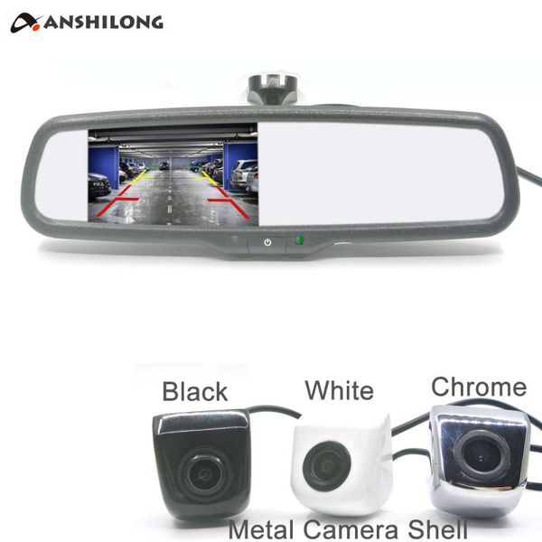 car video anshilong 4.3" lcd rear view interior mirror monitor with reverse backup parking camera system kit + oem bracket
car video anshilong 4.3" lcd rear view interior mirror monitor with reverse backup parking camera system kit + oem bracket