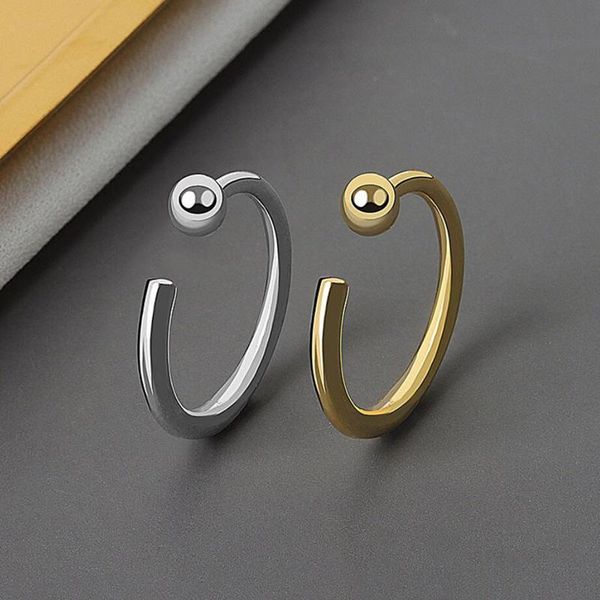 sterling silver rings for women party jewelry simple plain circle open ring girl student daily wear accessories cluster, Golden;silver
sterling silver rings for women party jewelry simple plain circle open ring girl student daily wear accessories cluster, Golden;silver