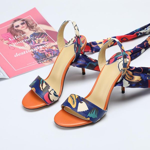 summer fashion women high heels sandals satin printed silk strappy stiletto heel shoes 10cm, Black
summer fashion women high heels sandals satin printed silk strappy stiletto heel shoes 10cm, Black