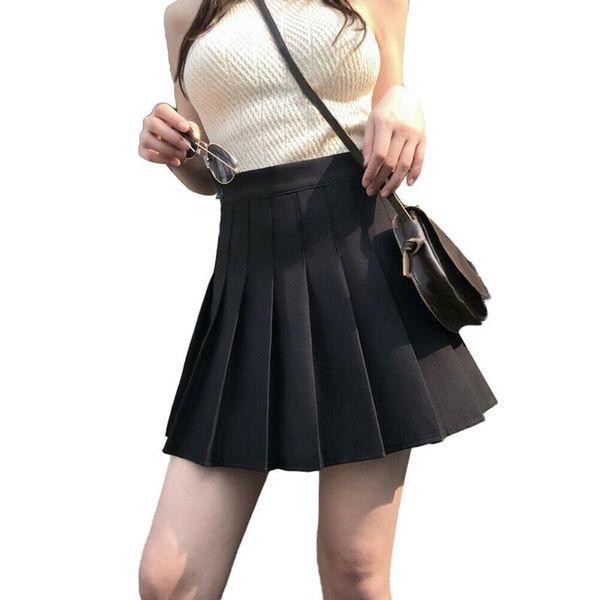 skirts women's skirt 2021 women high waist a line skater mini flared pleated short tennis style jupe femme faldas mujer, Black
skirts women's skirt 2021 women high waist a line skater mini flared pleated short tennis style jupe femme faldas mujer, Black