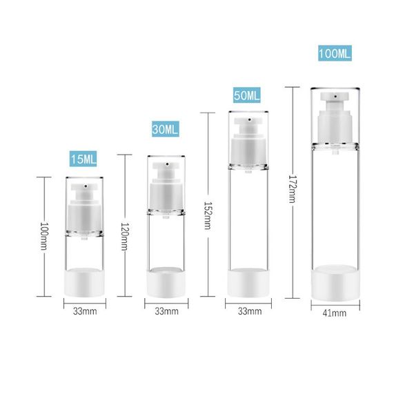 storage bottles & jars 15ml 30ml airless cream pump tube container clear sample cosmetic bottle spray lotion containers tins
storage bottles & jars 15ml 30ml airless cream pump tube container clear sample cosmetic bottle spray lotion containers tins
