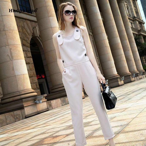 women's two piece pants 2 set 2021 autumn women beige sleeveless o-neck modis casual club vest and full length suit ladies, White
women's two piece pants 2 set 2021 autumn women beige sleeveless o-neck modis casual club vest and full length suit ladies, White
