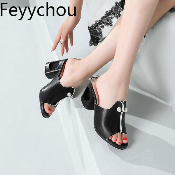 slippers women's high heels pu peep toe fretwork mixed-colors 2021 fashion outside sweet silver big size 34-48, Black
slippers women's high heels pu peep toe fretwork mixed-colors 2021 fashion outside sweet silver big size 34-48, Black