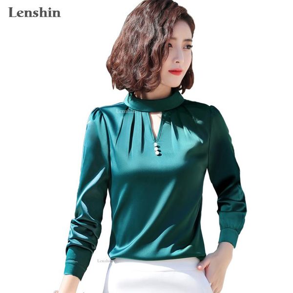 women's blouses & shirts lenshin fashion elegant v neck shirt women temperament chiffon long sleeve blouse office ladies formal loose p, White
women's blouses & shirts lenshin fashion elegant v neck shirt women temperament chiffon long sleeve blouse office ladies formal loose p, White