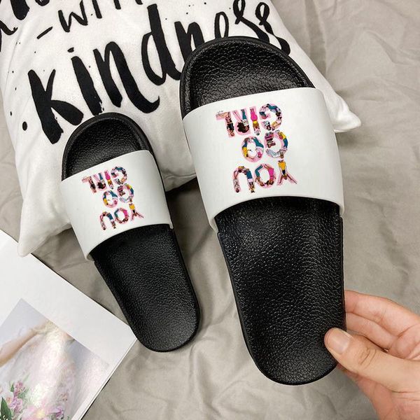 women home slippers you go girl casual female summer soft flip flops zapatillas mujer, Black
women home slippers you go girl casual female summer soft flip flops zapatillas mujer, Black