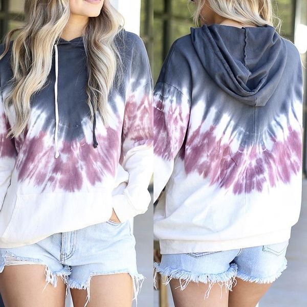 women's hoodies & sweatshirts tie dye long sleeve sweatshirt women print pullovers aesthetic polyester regular clothing, Black
women's hoodies & sweatshirts tie dye long sleeve sweatshirt women print pullovers aesthetic polyester regular clothing, Black