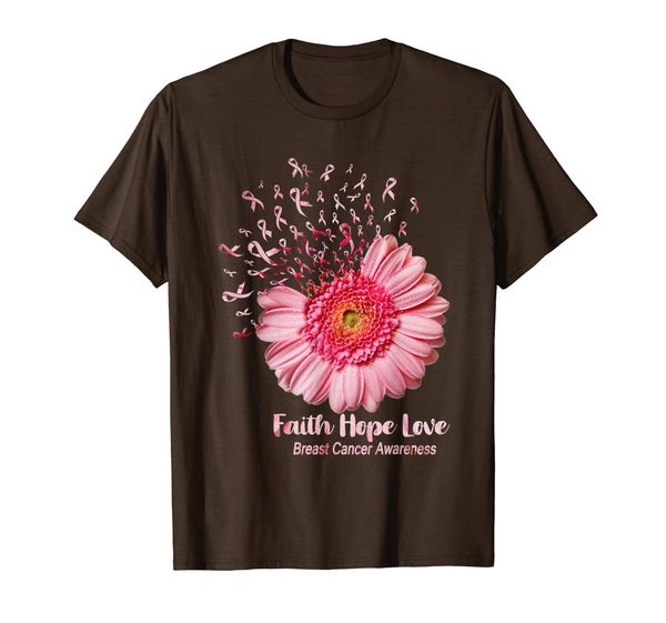 faith hope love breast cancer ribbon flower daisy t-shirt, White;black
faith hope love breast cancer ribbon flower daisy t-shirt, White;black