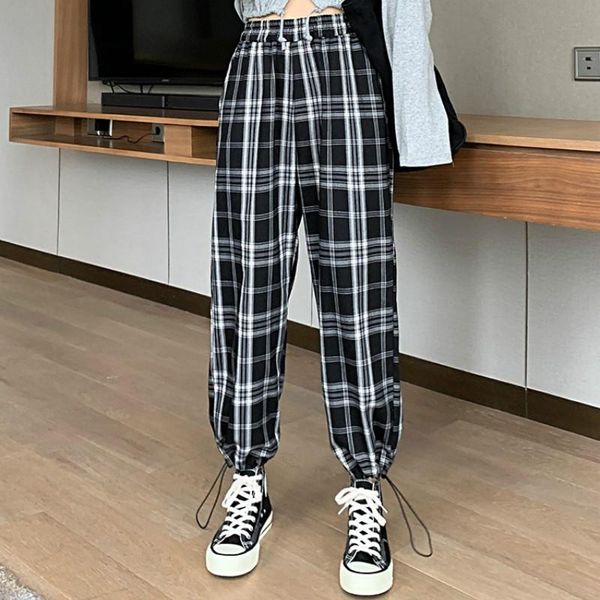 plaid pants women high waist korean style checkered for straight 2021 casual trousers bunch legs women's & capris, Black;white
plaid pants women high waist korean style checkered for straight 2021 casual trousers bunch legs women's & capris, Black;white