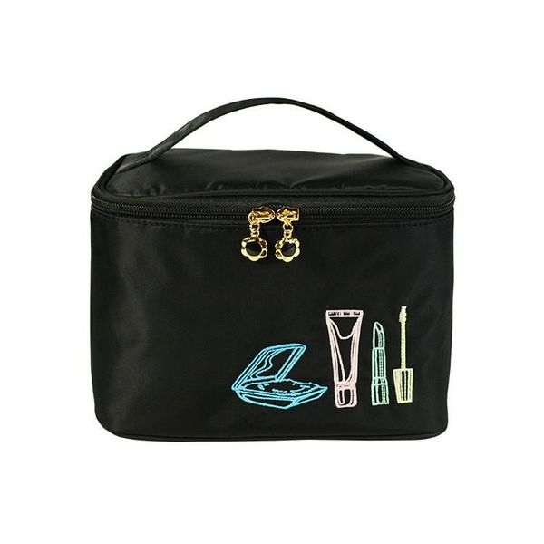 fashion casual cosmetic bag black polyester portable professional beauty makeup kit bags & cases
fashion casual cosmetic bag black polyester portable professional beauty makeup kit bags & cases