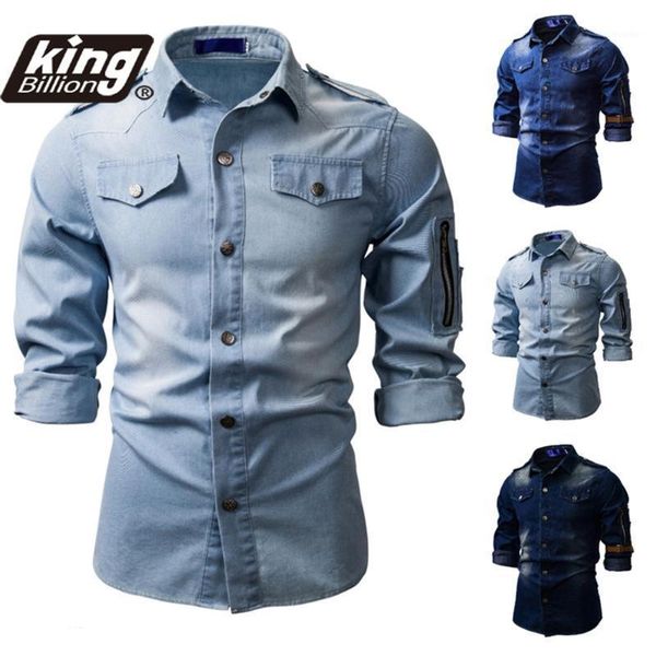 men's casual shirts eu size 2021 fashion increase cotton washing denim long sleeve shirt, White;black
men's casual shirts eu size 2021 fashion increase cotton washing denim long sleeve shirt, White;black