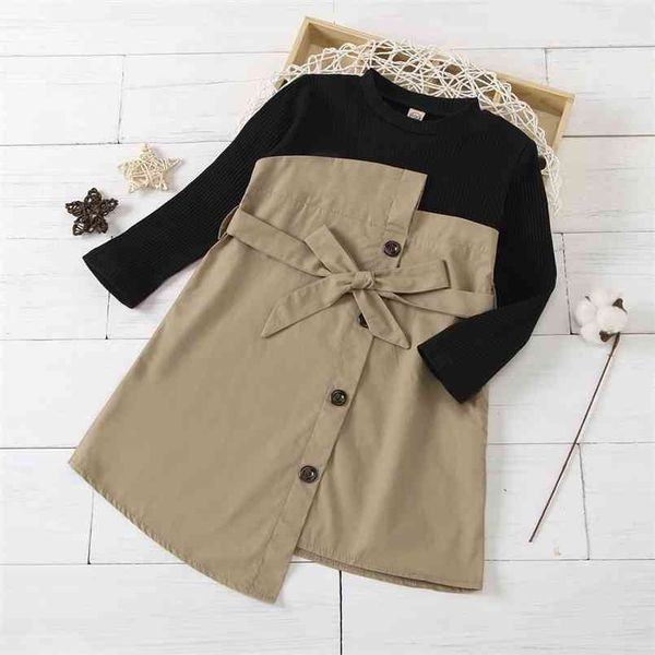 baby / toddler fashionable bowknot splice long-sleeve dress 210528, Red;yellow 
baby / toddler fashionable bowknot splice long-sleeve dress 210528, Red;yellow