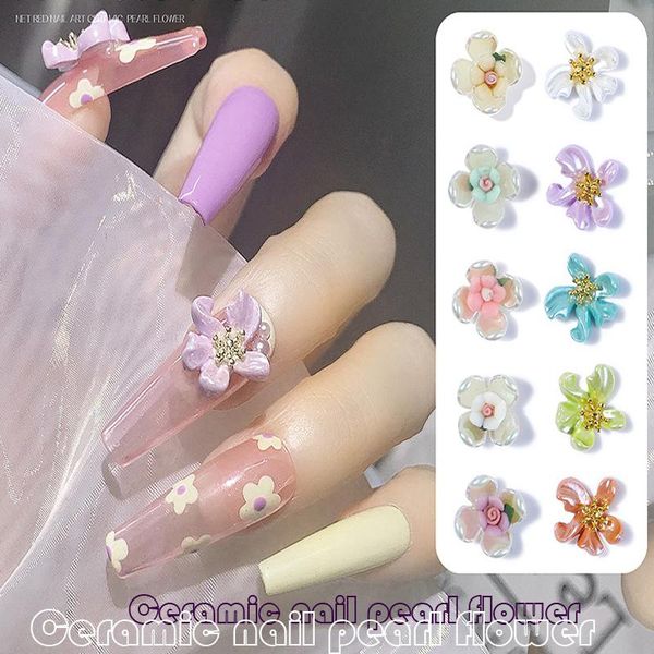 nail art decorations 1pcs 3d ceramic pearl flower jewelry colorful supplies for professional accessories diy manicure design, Silver;gold
nail art decorations 1pcs 3d ceramic pearl flower jewelry colorful supplies for professional accessories diy manicure design, Silver;gold